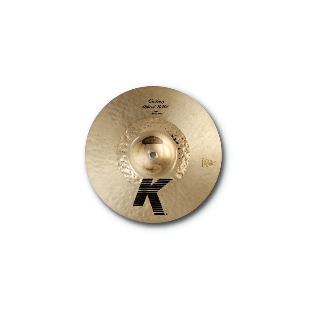 Zildjian K Custom Hybrid Hi Hat Cymbal Top 13.25"