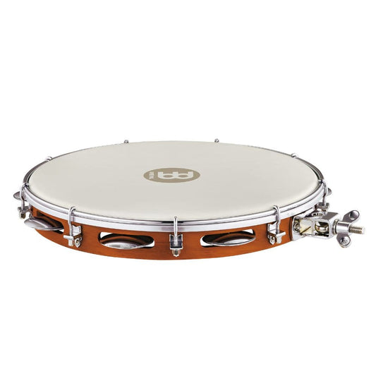 Meinl Wood Pandeiro with Holder 12 True Feel Synthetic Head Chest Nut