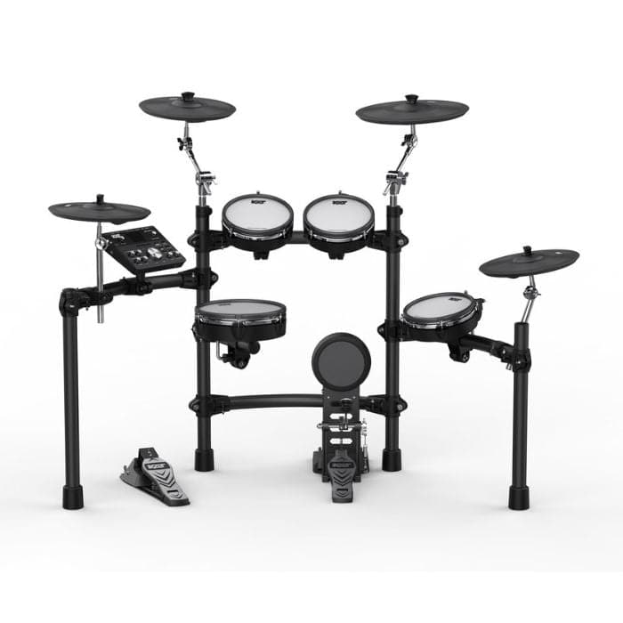 Kat KT-300 Electronic Drum Kit w/Remo Mesh Heads, Kick Pedal & Tennis Beater