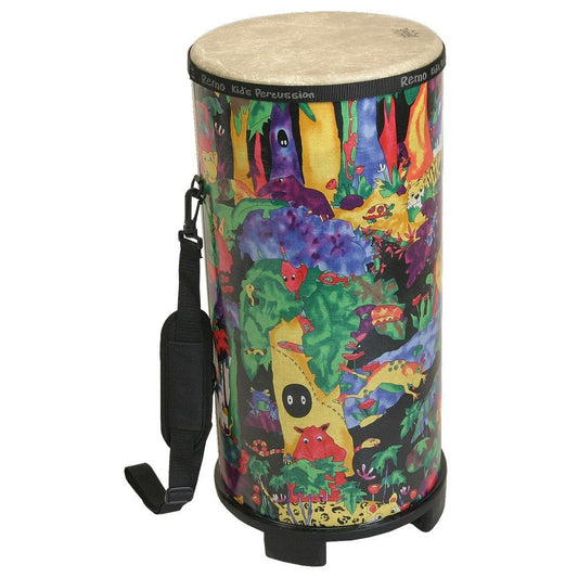 Remo Kids Percussion Konga Drum - Fabric Rain Forest, 6