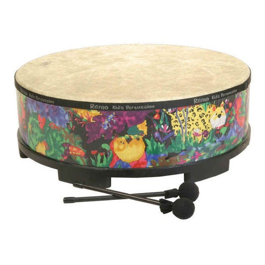 Remo Kids Percussion Gathering Drum - Fabric Rain Forest, 22
