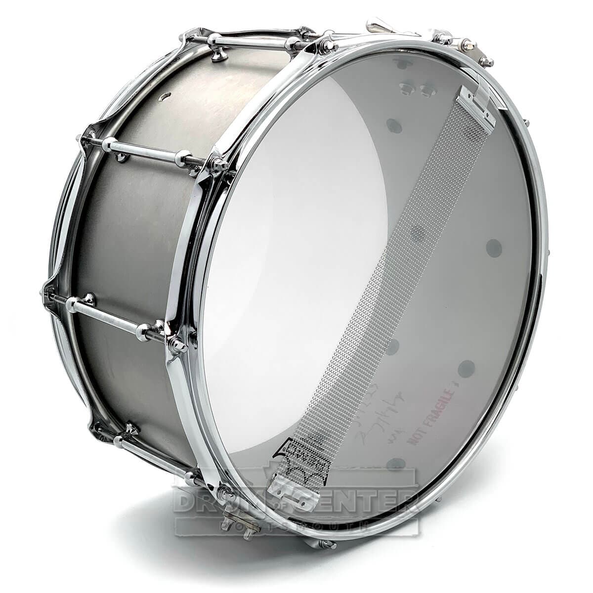 Keplinger Stainless Steel Snare Drum 14x6.5 w/Trick Throwoff