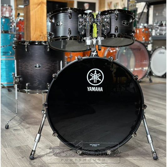 Yamaha Live Custom Hybrid Oak 4pc Drum Set w/22x16 BD Uzu Charcoal Sunburst