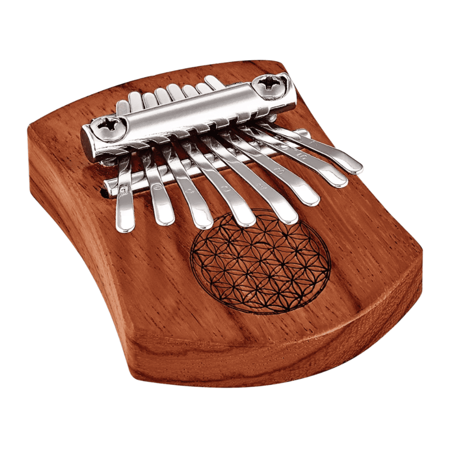 Meinl Sonic Energy Mini Kalimba C Major 8-Note Flower Of Life Symbol