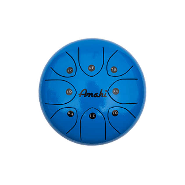 Amahi Steel Tongue Drum 6 - Blue