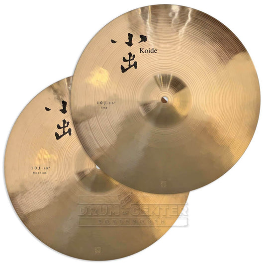 Koide 10J Traditional Hi Hat Cymbals 15" 975/1180 grams