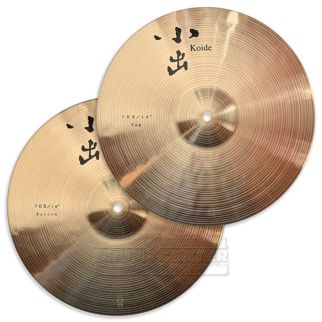 Koide 703 Traditional Hi Hat Cymbals 14" 785/1018 grams