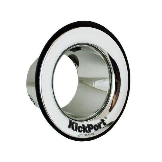 Kickport Sonic Enhancement Bass Drum Port Insert - Chrome