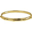 Ludwig L1410SB 14" 10 Hole Die Cast Snare Hoop, Brass Plated