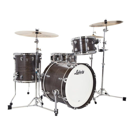 Ludwig Classic Oak 3pc Downbeat Drum Set - Smoke