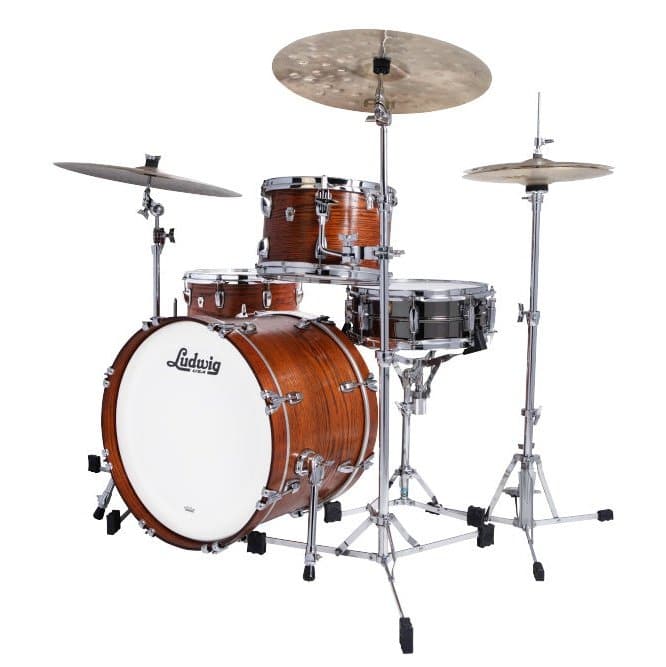 Ludwig Classic Oak 3pc Downbeat Drum Set Tennessee Whiskey