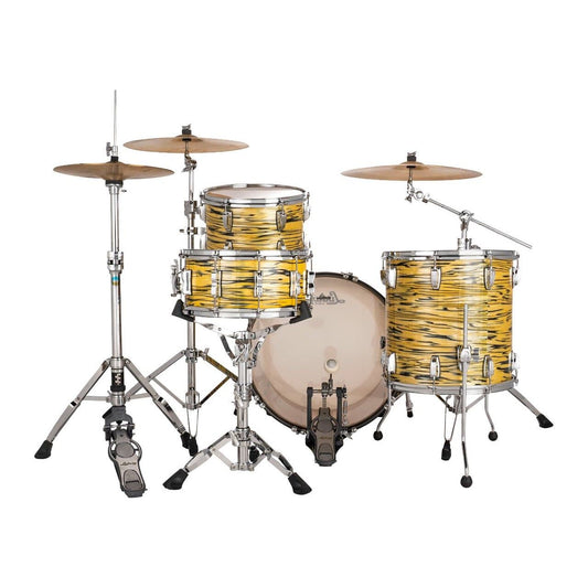 Ludwig Classic Oak Fab 3pc Drum Set Lemon Oyster