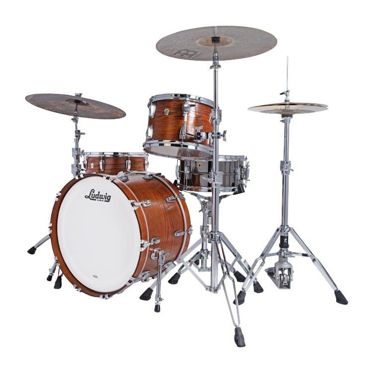 Ludwig Classic Oak 3pc Fab Drum Set Tennessee Whiskey