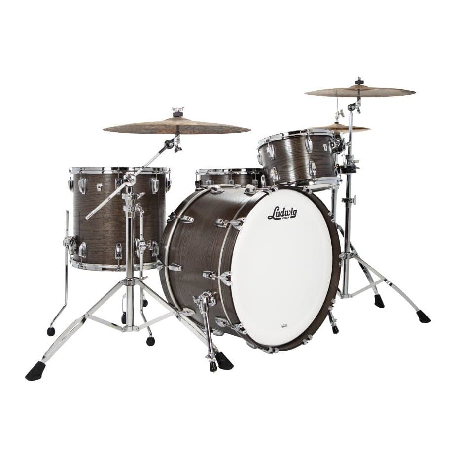 Ludwig Classic Oak 3pc Pro Beat Drum Set - Smoke