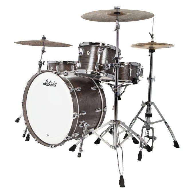 Ludwig Classic Oak 3pc Pro Beat Drum Set - Smoke