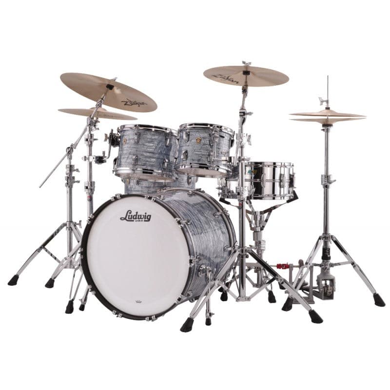Ludwig Classic Oak 4pc Mod Drum Set Sky Blue