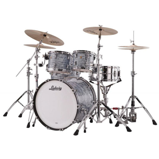 Ludwig Classic Oak 4pc Mod Drum Set Sky Blue