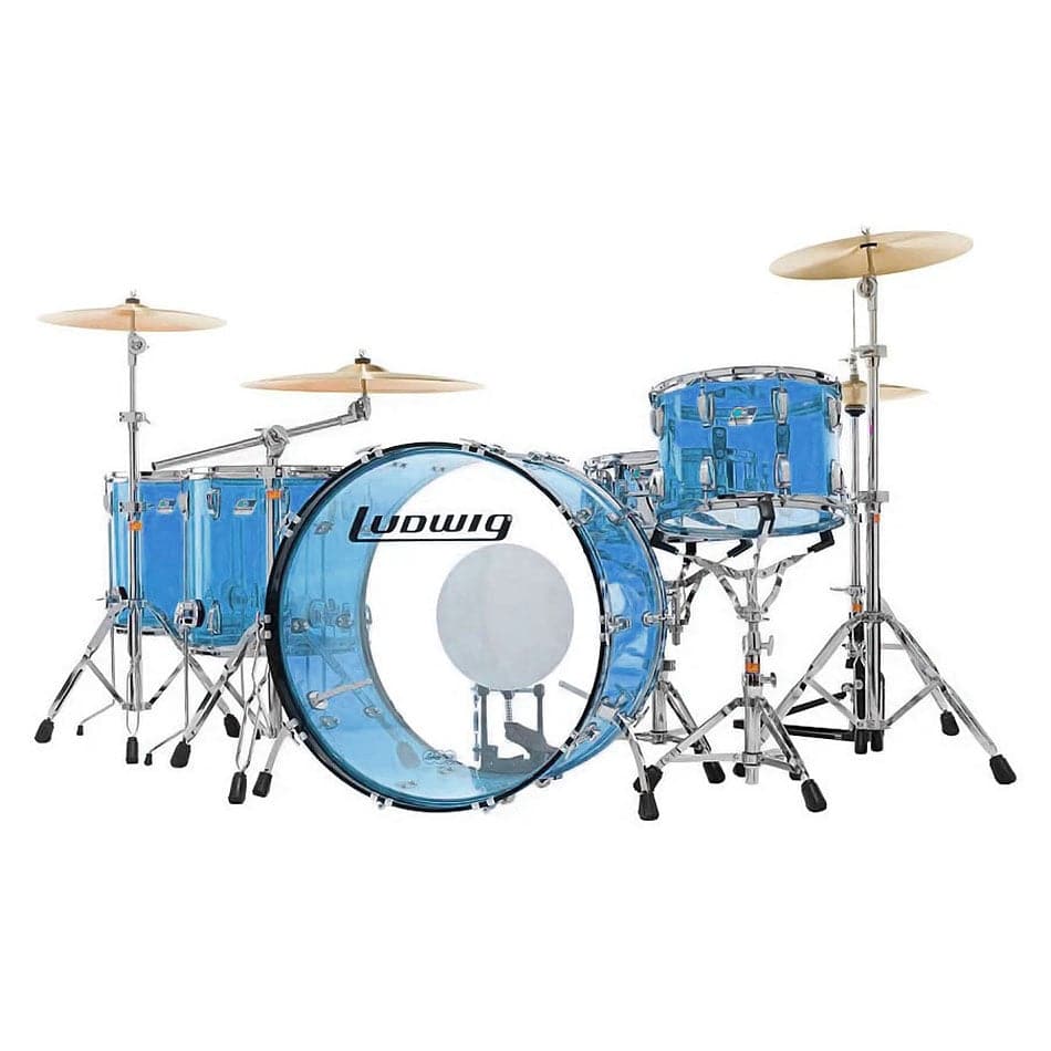 Ludwig Vistalite 5-Piece Zep Drum Set