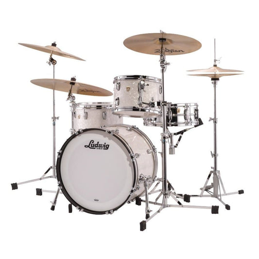 Ludwig Classic Maple Downbeat Drum Set White Marine Pearl