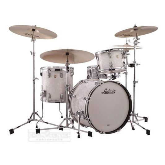 Ludwig Classic Maple Fab Drum Set White Marine Pearl