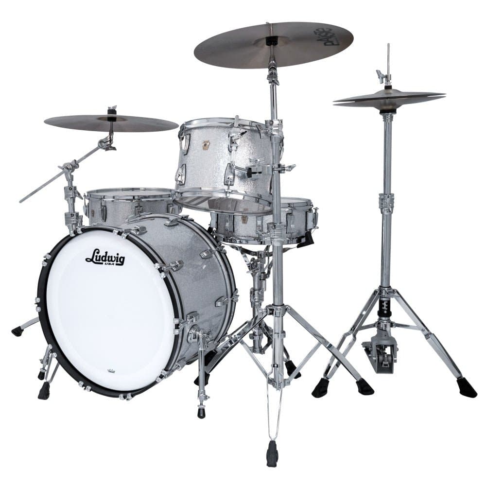 Ludwig Classic Maple Fab Drum Set Silver Sparkle