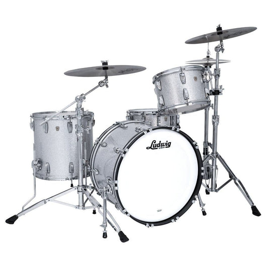 Ludwig Classic Maple Fab Drum Set Silver Sparkle
