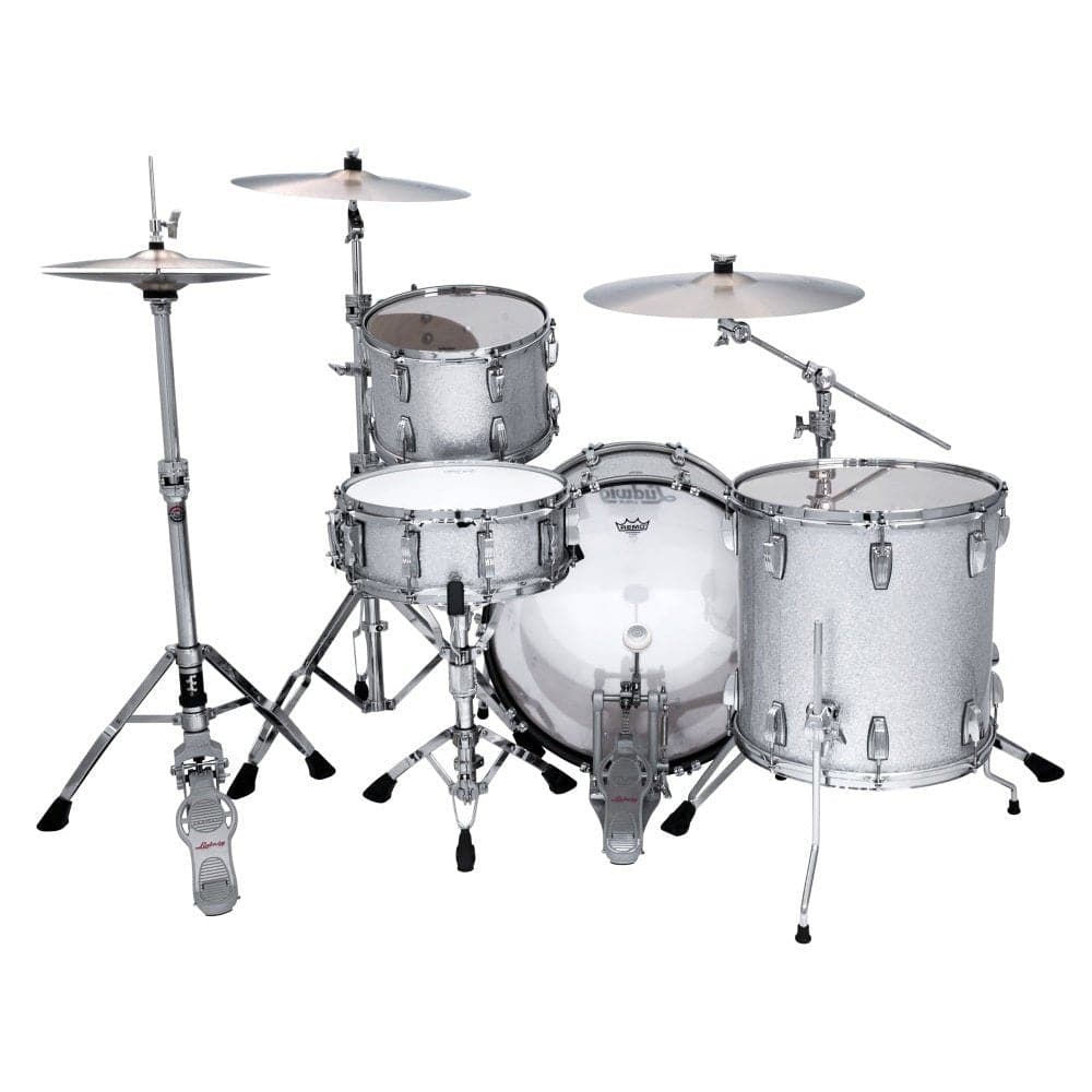Ludwig Classic Maple Fab Drum Set Silver Sparkle
