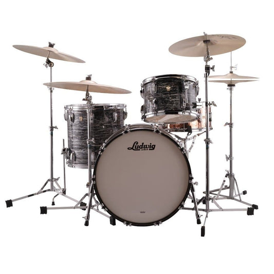 Ludwig Classic Maple Fab Drum Set Vintage Black Oyster