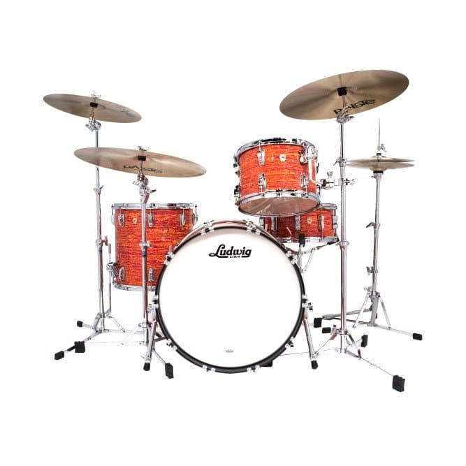 Ludwig Classic Maple Pro Beat Drum Set Mod Orange