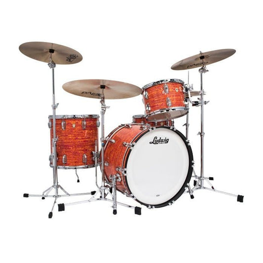 Ludwig Classic Maple Pro Beat Drum Set Mod Orange