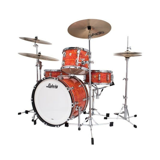 Ludwig Classic Maple Pro Beat Drum Set Mod Orange