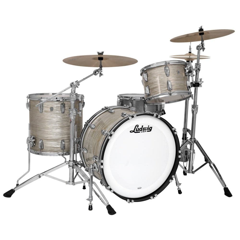 Ludwig Classic Maple Fab Drum Set Olive Oyster