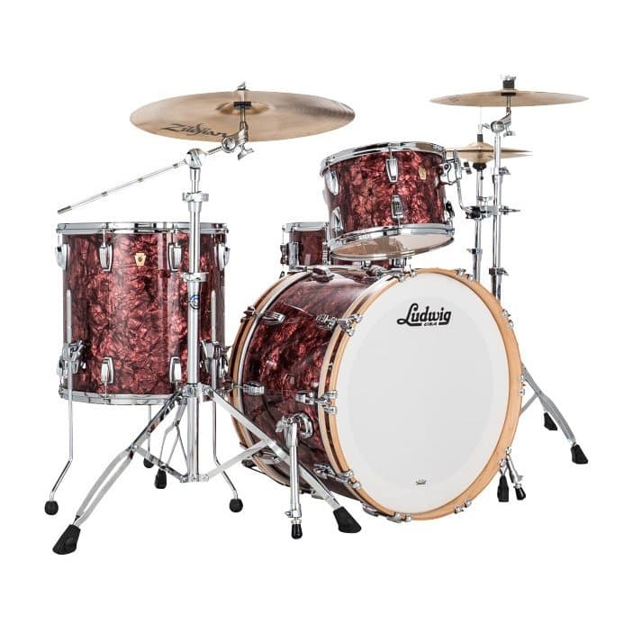 Ludwig Classic Maple Fab Drum Set Burgundy Pearl