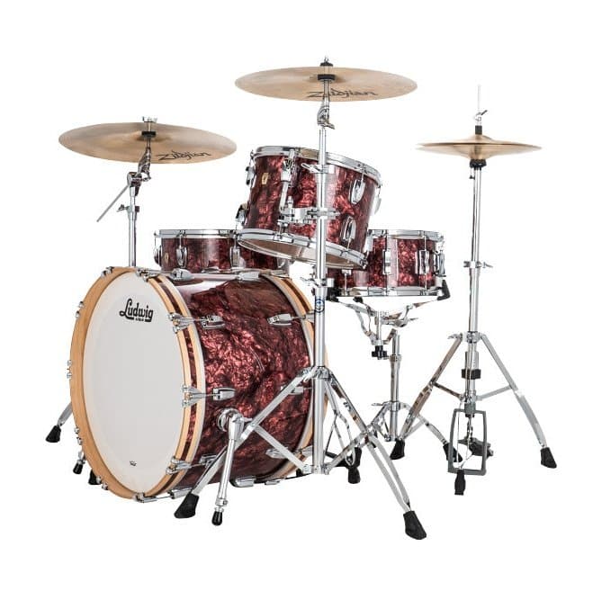 Ludwig Classic Maple Fab Drum Set Burgundy Pearl