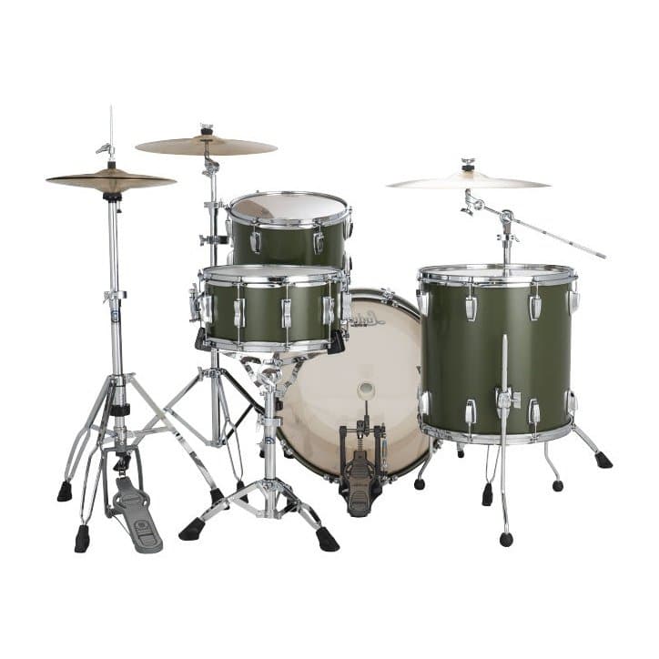 Ludwig Classic Maple 3pc Drum Set Heritage Green