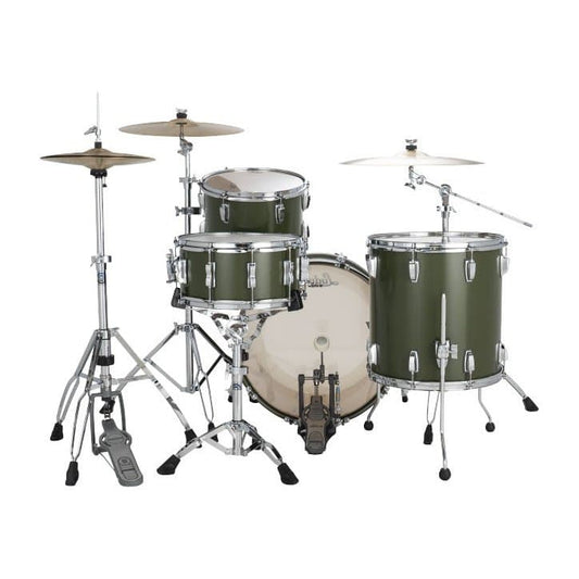 Ludwig Classic Maple 3pc Drum Set Heritage Green