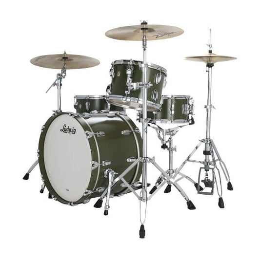 Ludwig Classic Maple 3pc Drum Set Heritage Green