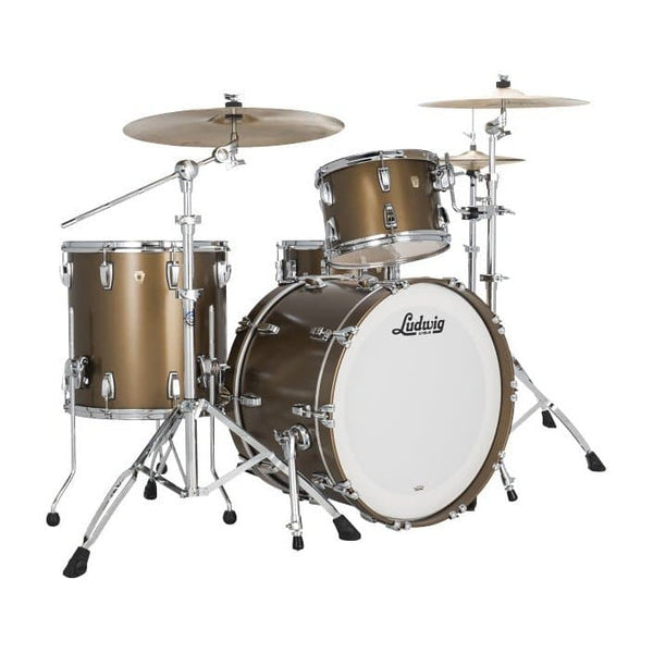 Ludwig Classic Maple 3pc Drum Set - Vintage Bronze Mist