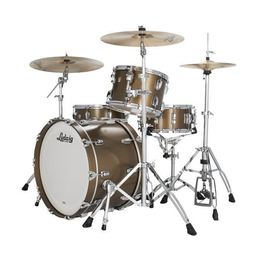 Ludwig Classic Maple 3pc Drum Set Vintage Bronze Mist