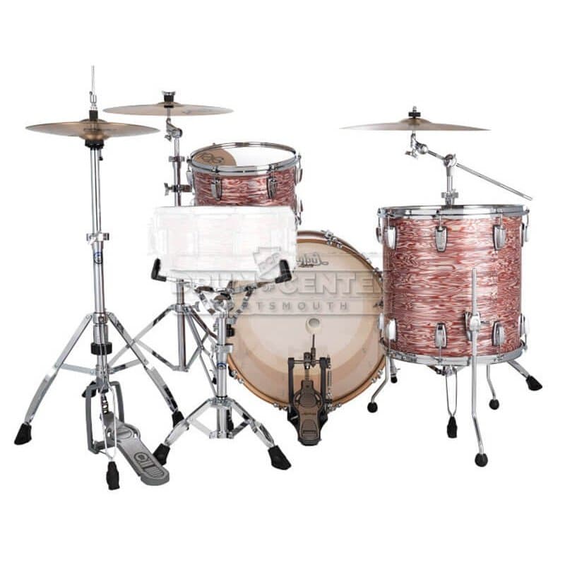 Ludwig Classic Maple 3pc FAB Drum Set Vintage Pink Oyster