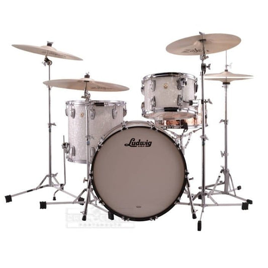 Ludwig Classic Maple Pro Beat Drum Set White Marine Pearl