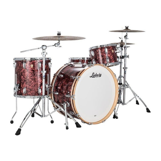 Ludwig Classic Maple 3pc Drum Set - Burgundy Pearl