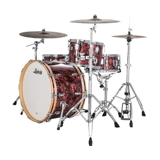 Ludwig Classic Maple 3pc Drum Set - Burgundy Pearl