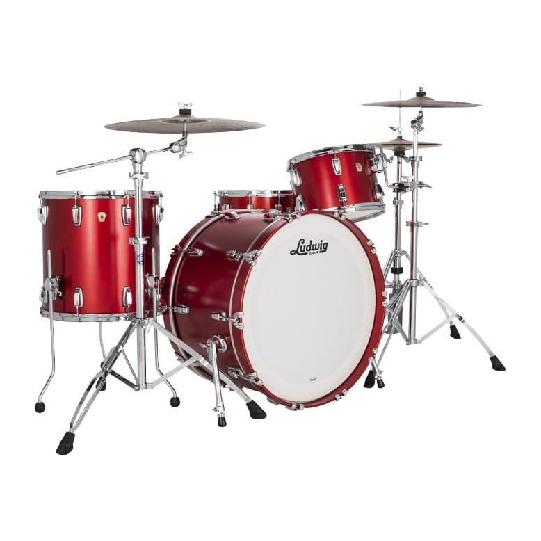 Ludwig Classic Maple 3pc Drum Set - Diablo Red