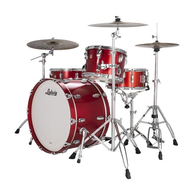 Ludwig Classic Maple 3pc Drum Set - Diablo Red