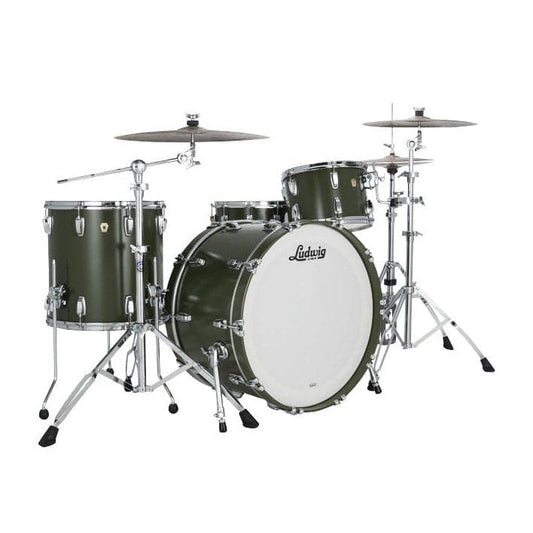 Ludwig Classic Maple 3pc Drum Set - Heritage Green