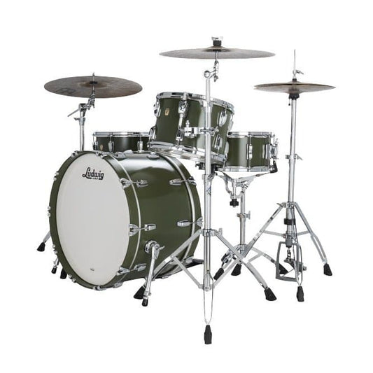 Ludwig Classic Maple 3pc Drum Set - Heritage Green