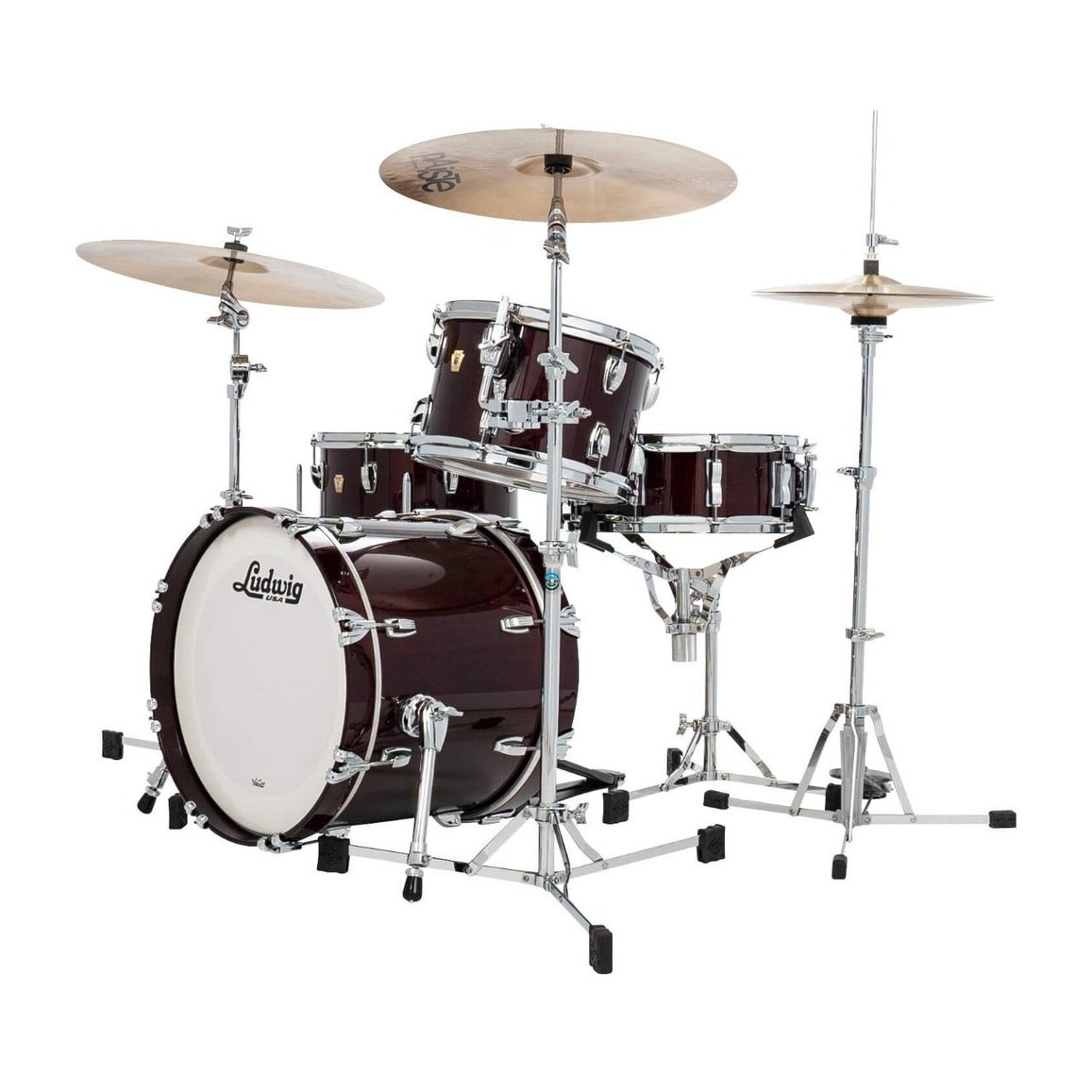 Ludwig Classic Maple 3pc Jazzette Drum Set Cherry