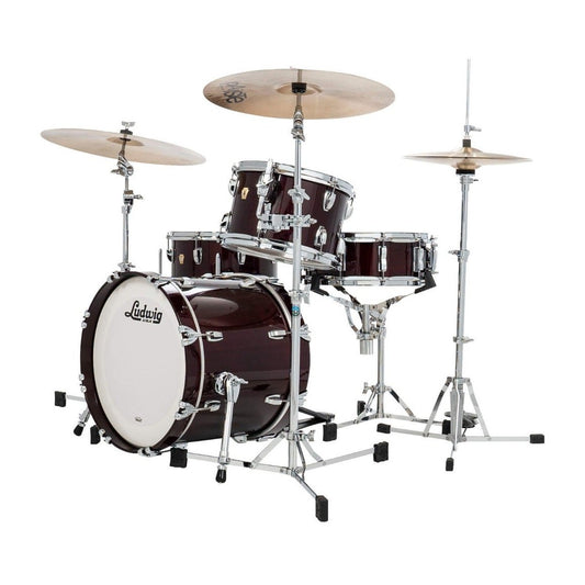 Ludwig Classic Maple 3pc Jazzette Drum Set Cherry