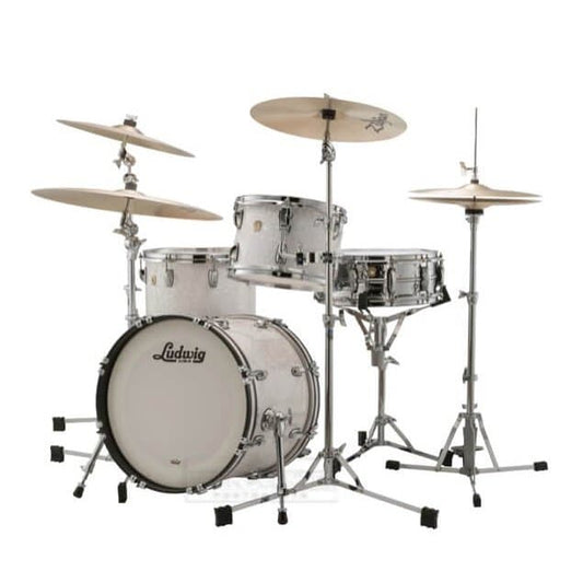 Ludwig Classic Maple Jazzette Drum Set White Marine Pearl